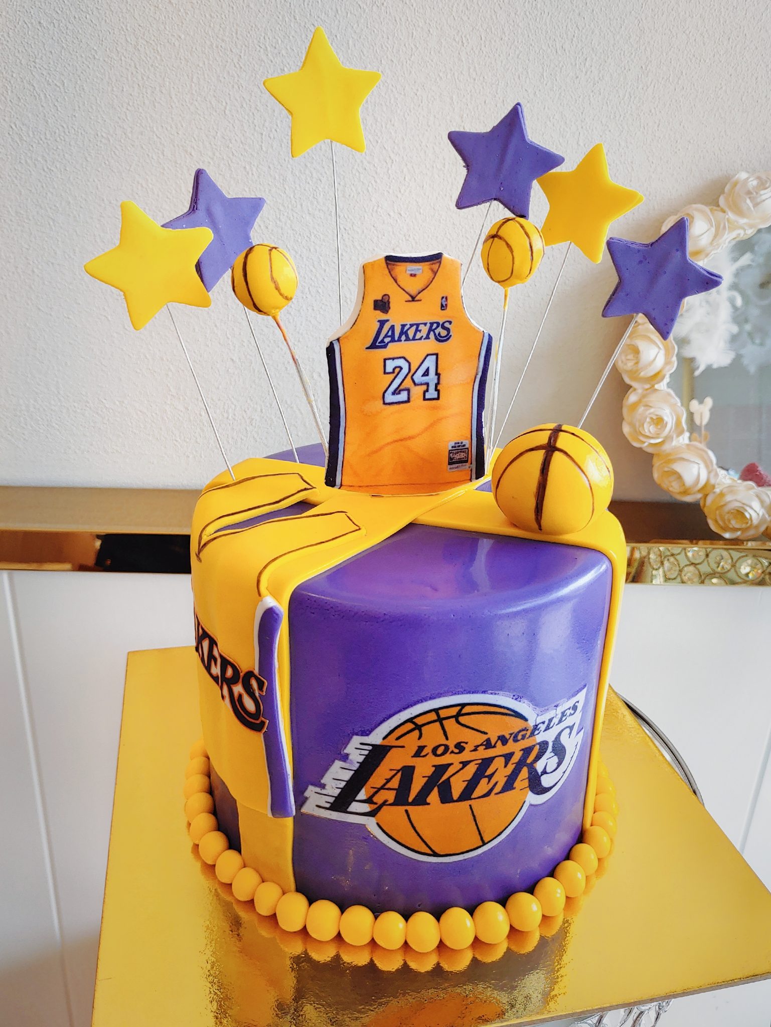 Slam Dunk Celebration Basketball Lakers Cake Icake Melbourne Icake