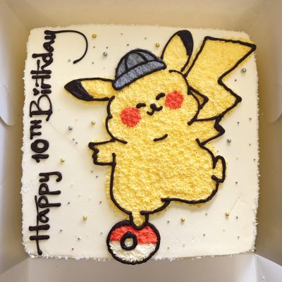 Draw – Pokemon Pikachu (Square) – iCake | Custom Birthday Cakes Shop ...