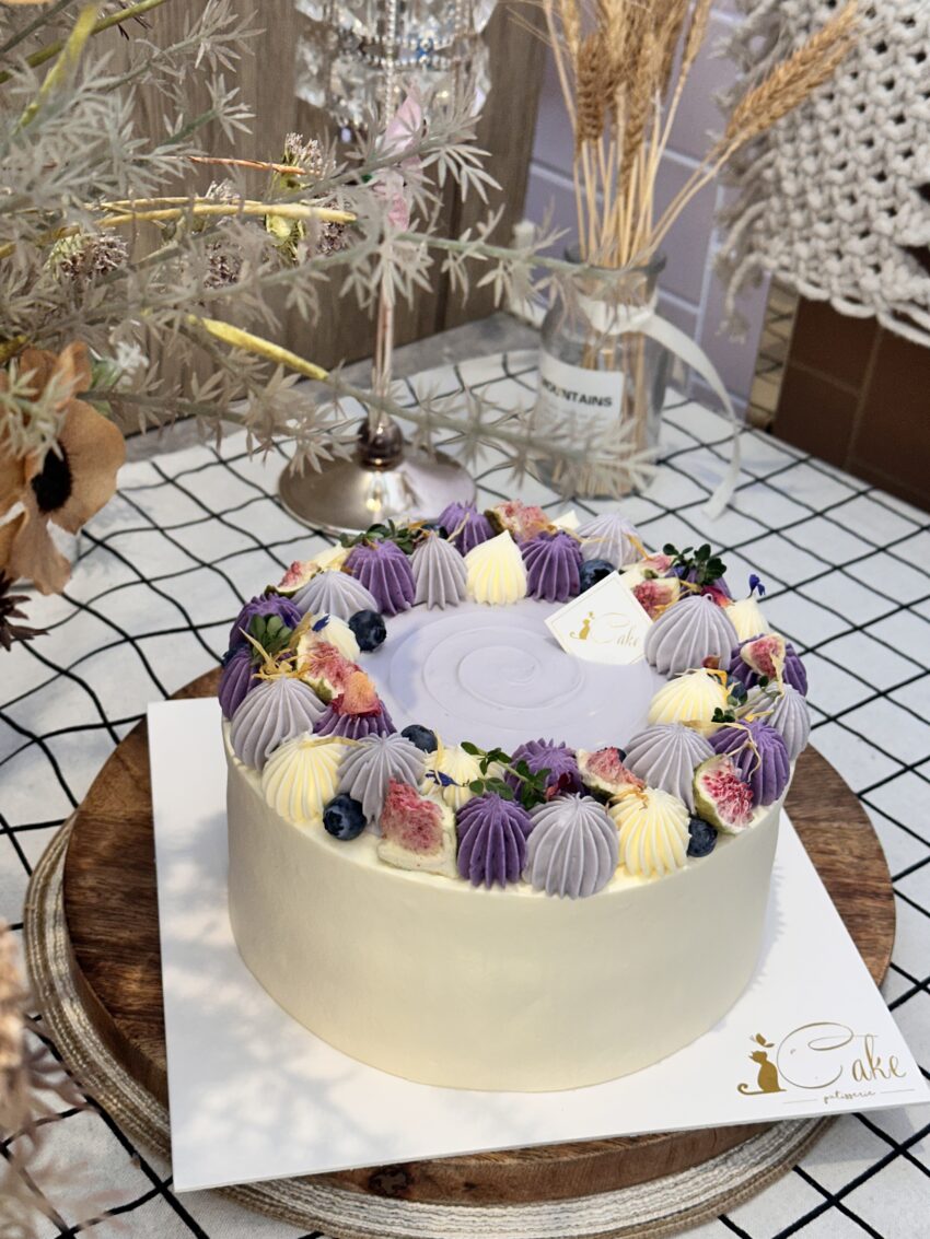 Elevate Your Senses: Indulge in Exotic Bliss with Our Taro Chiffon Cake - A Symphony of Tantalizing Flavors! - Image 3