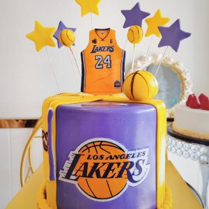Basketball Birthday Drip Cake