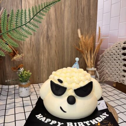 Alternative view of Cool Doggy Delight – Trendy Dog Birthday Cake with Sunglasses–  iCake Melbourne
