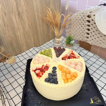 Alternative view of Mixed Fruit Cake – A Fresh & Colorful Delight for Any Celebration! | iCake Melbourne