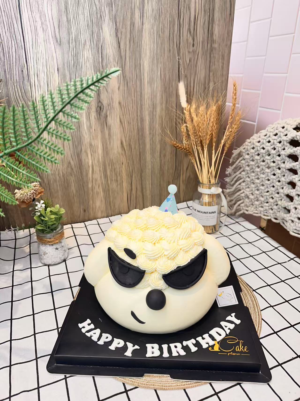 Cool Doggy Delight – Trendy Dog Birthday Cake with Sunglasses–  iCake Melbourne