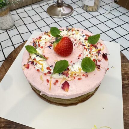 Alternative view of Silky Basque Burnt Cheesecake | iCake Melbourne