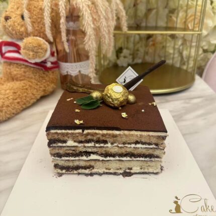 Alternative view of Decadent Opera Cake – Indulgent Gluten-Free Chocolate & Coffee Delight