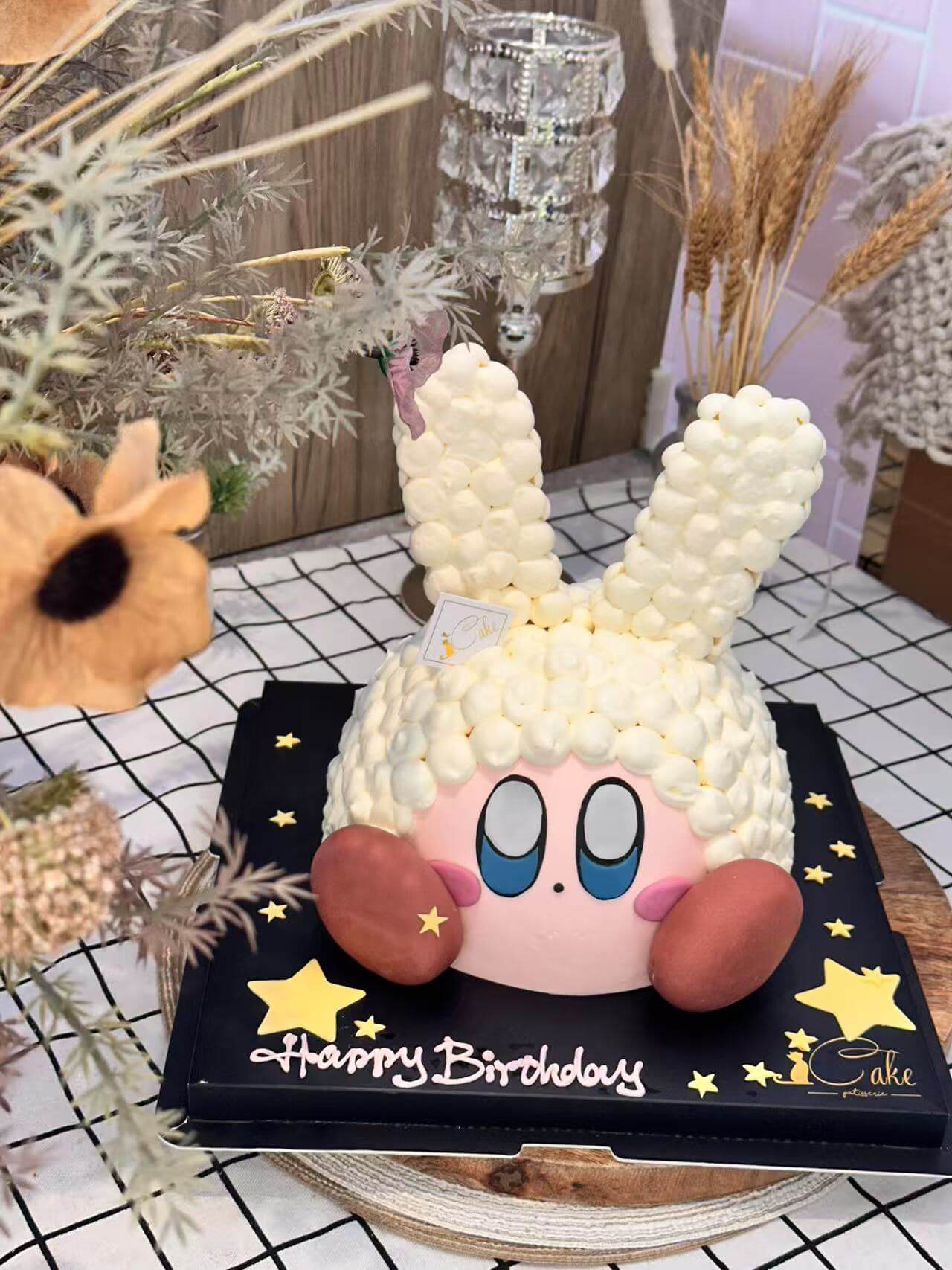 Bunny Kirby Cake – Whimsical Birthday Delight | iCake Melbourne - Image 2